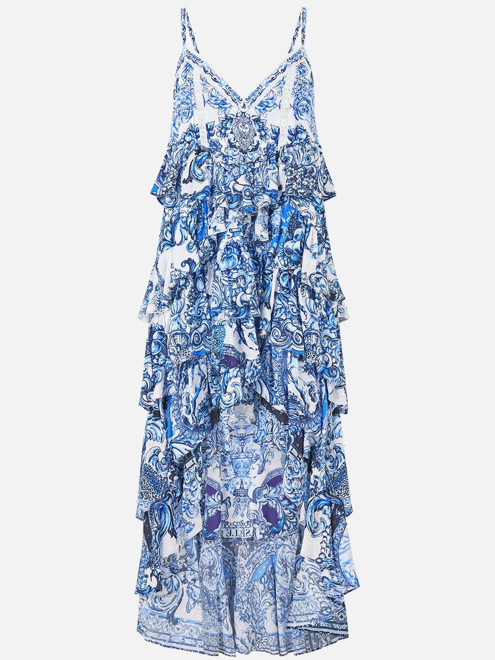 Camilla V Neck Ruffle High Low Dress
A Tiled Wonderland